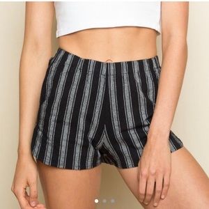 Brandy Melville Striped Shorts